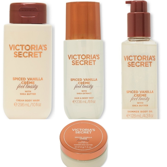 Victoria´s Secret Spiced Vanilla Crème 4 Piece Body Care Set NEW,New Products : American Fashion Style Bags On Sale